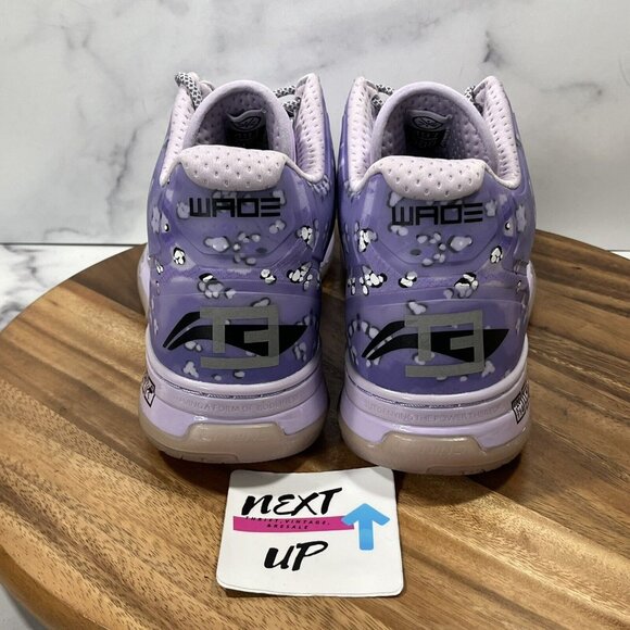 Li-ning Way of Wade 1 The Edition Boutique Miami Art Basel Purple Camo RARE 14.5 - Picture 6 of 12